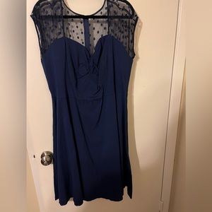Torrid, navy dress, size 22